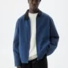PULL & BEAR Utility With Contrast Collar Giacca Da Mezza StagioneBlue Uomo Giacche PUC22T0SY-K11 -PULL - BEAR Negozio 99ff024dcf1f44669b527cce9b37c258