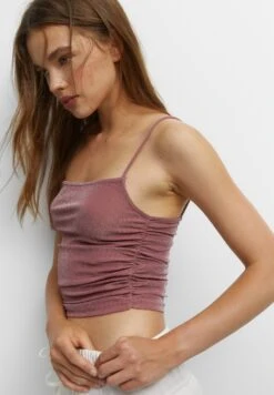 PULL & BEAR PartyTopBerry Donna T-shirt E Top PUC21D2I4-I11 -PULL - BEAR Negozio 9ba30a34c82845de91aec19c41517ce3