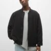 PULL & BEAR Giubbotto BomberBlack Uomo Giacche PUC22T0RW-Q11 -PULL - BEAR Negozio 9c63c687f9c743b1aeeb51e54dcc5c9d