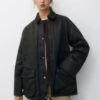 PULL & BEAR Waxed CollarGiacca Da Mezza StagioneBlack Donna Giacche E Blazer PUC21G0IZ-M11 -PULL - BEAR Negozio 9c85be1244a04e8f8118ab10a2948845