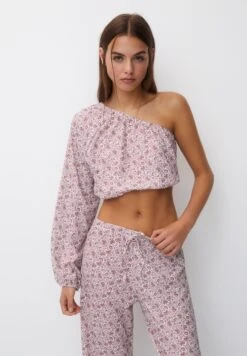 PULL & BEAR AsymmetricCamicettaWhite Donna Camicie E Bluse PUC21E11Y-A11