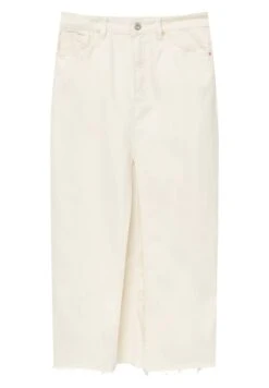 PULL & BEAR Gonna Di Jeans - Beige -PULL - BEAR Negozio a145990193ae49138e6c56db4c39f1e6