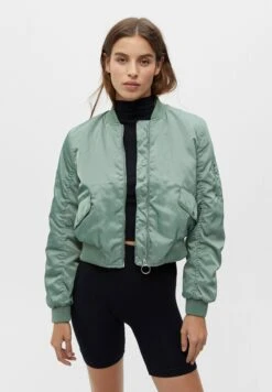 PULL & BEAR BasicGiubbotto BomberKhaki Donna Giacche E Blazer PUC21G0EN-N11