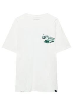 PULL & BEAR Short SleeveT-Shirt Con StampaWhite Uomo T-shirt E Polo PUC22O1PV-A11 -PULL - BEAR Negozio a2e2418eeaaa4209bf92f433371a28d6