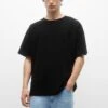 PULL & BEAR Ottoman T-Shirt BasicBlack Uomo T-shirt E Polo PUC22O1LL-Q11 -PULL - BEAR Negozio a53673acb0d84c4390969036391c3f7b