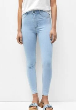 PULL & BEAR High-WaistJeans Skinny FitLight Blue Denim Donna Jeans PUC21N0I1-K14