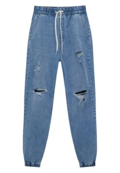 PULL & BEAR Jeans BaggyLight Blue Denim Uomo Jeans PUC22G0OC-K11 -PULL - BEAR Negozio a6e6cac17d354811b3a3b43824286b39