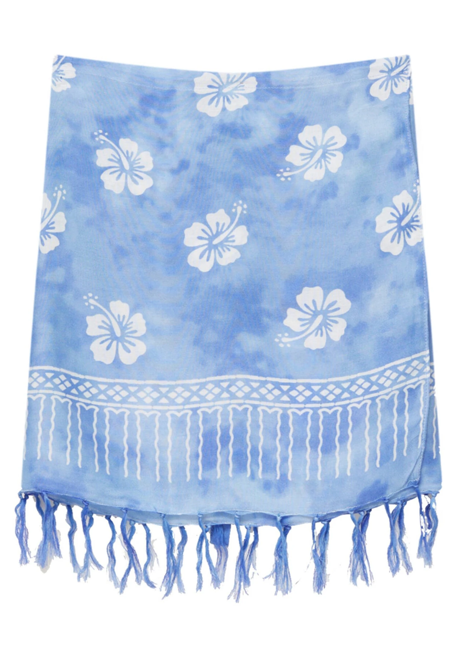 PULL & BEAR Sarong Flowers - Accessorio Da Spiaggia - Blue 7 PULL & BEAR Sarong Flowers - Accessorio Da Spiaggia - Blue - immagine 5
