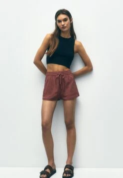 PULL & BEAR Flowing With PocketsShortsLight Brown Donna Shorts PUC21S0E8-O11 -PULL - BEAR Negozio a899587f72dd4f80812d13c237fbe9fc