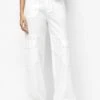 PULL & BEAR Adjustable WaistPantaloni CargoWhite Donna Pantaloni PUC21A0U8-A11 -PULL - BEAR Negozio a90d58e3a3ca4fd2a6e6fd8b60f6a729