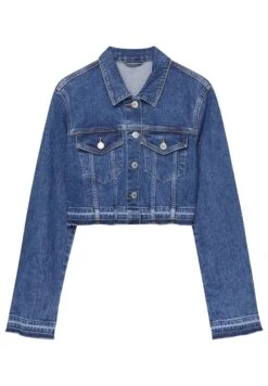 PULL & BEAR CroppedGiacca Di JeansBlue Donna Giacche E Blazer PUC21G0IX-K11 -PULL - BEAR Negozio a9206c3828b840eeb7c2f09e85f414ac