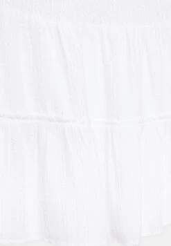 PULL & BEAR With Shirring And Ruffles - Gonna A Campana - White -PULL - BEAR Negozio a9cbd948f78e4e76b22d59f4e4eab48a