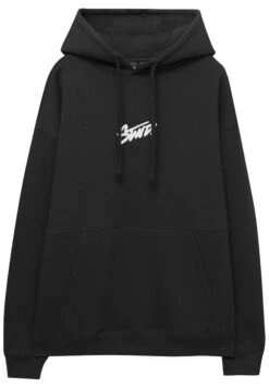 PULL & BEAR LogoFelpa Con CappuccioBlack Uomo Maglieria E Felpe PUC22S0QL-Q11 -PULL - BEAR Negozio aa7fea71f8464d74907baf41a569006b