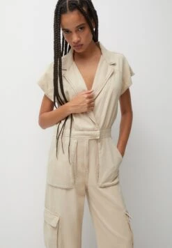 PULL & BEAR LongTuta JumpsuitBeige Donna Tute Jumpsuit PUC21T0AI-B11