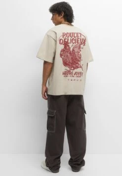 PULL & BEAR Short Sleeve T-Shirt Con StampaSand Uomo T-shirt E Polo PUC22O1PX-B11 -PULL - BEAR Negozio ad671461724a42a3b84988045dd08f0c