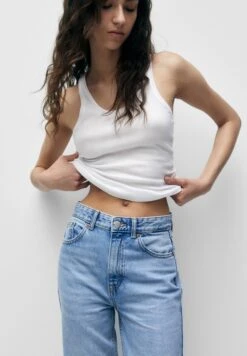 PULL & BEAR Jeans A SigarettaBlue Denim Donna Jeans PUC21N0KW-K11 -PULL - BEAR Negozio adafd3fbcaa54627af681cc87036d19a