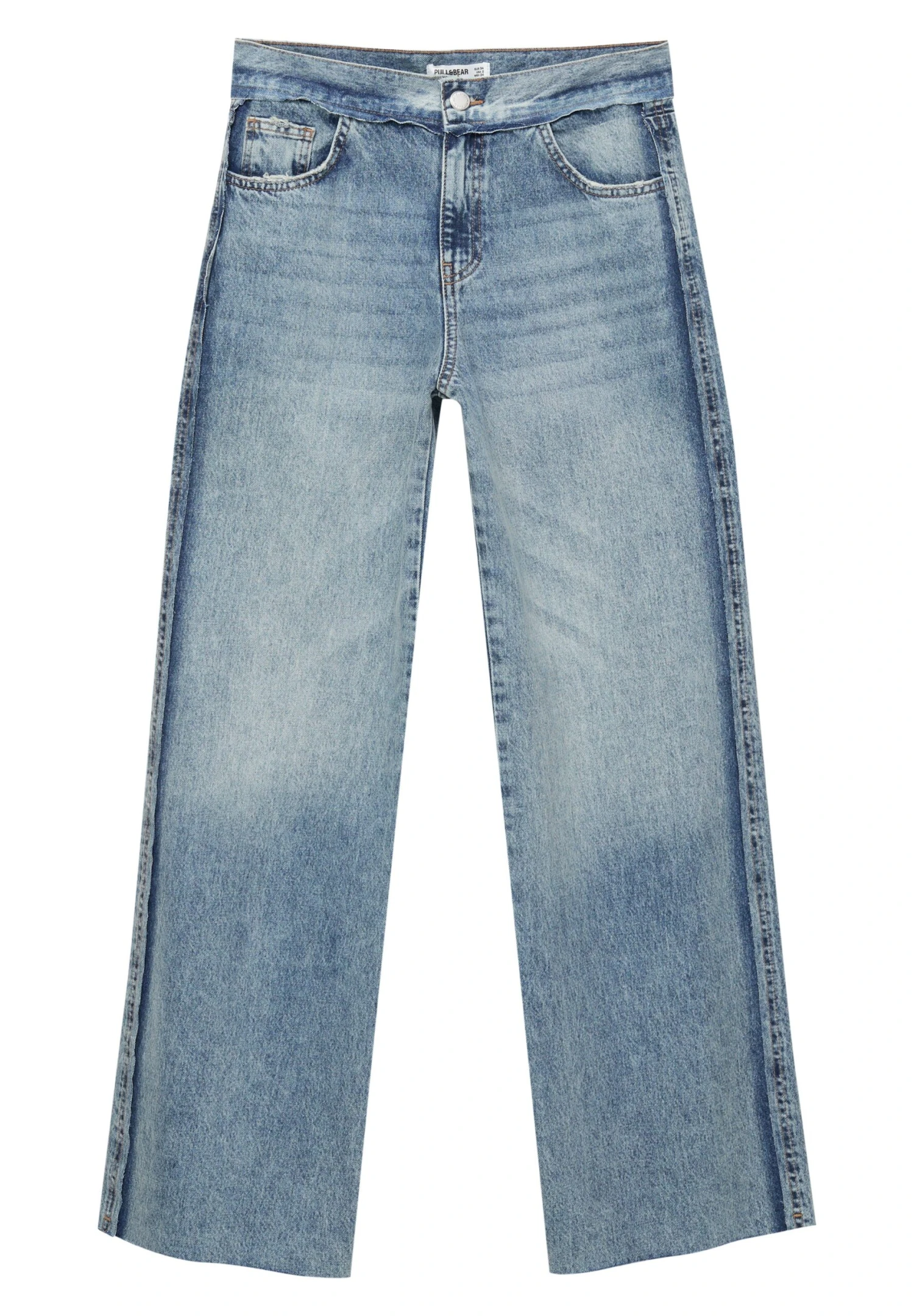 PULL & BEAR Faded Baggy Fit - Jeans A Sigaretta - Light Blue 8 PULL & BEAR Faded Baggy Fit - Jeans A Sigaretta - Light Blue - immagine 6