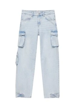 PULL & BEAR Adjustable HemsJeans A SigarettaLight Blue Denim Donna Jeans PUC21N0LZ-K11 -PULL - BEAR Negozio ae468ae4743540e5b5c1e807061652ab