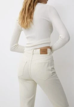PULL & BEAR Mom - Jeans Tapered Fit - Mottled Beige -PULL - BEAR Negozio ae61d4088c1d47be930b275909571818