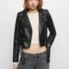 PULL & BEAR With Side ZipGiacca In SimilpelleBlack Donna Giacche E Blazer PUC21G0F0-Q11 -PULL - BEAR Negozio af7f192a6c4742b592297075d8fdc959