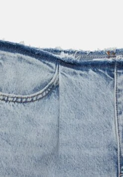 PULL & BEAR Wide Leg With Pleated Cuffs - Jeans A Zampa - Blue Denim -PULL - BEAR Negozio b193570ac9d94d87880c4c90c7c50fce