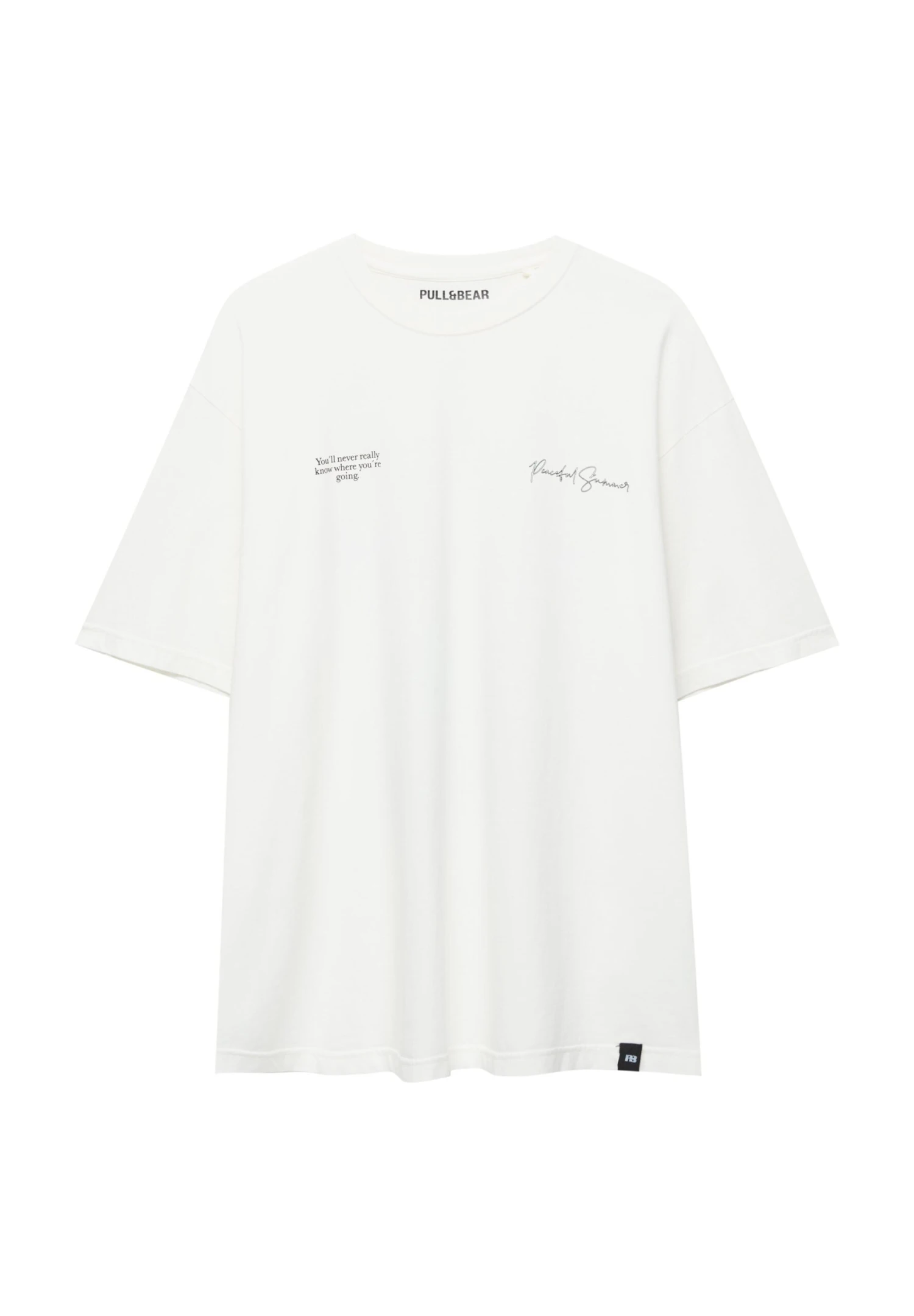 PULL & BEAR Short SleeveT-Shirt Con StampaWhite Uomo T-shirt E Polo PUC22O1QQ-A11 10 PULL & BEAR Short SleeveT-Shirt Con StampaWhite Uomo T-shirt E Polo PUC22O1QQ-A11 - immagine 8