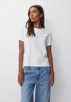 PULL & BEAR Short SleeveT-Shirt Con StampaWhite Donna T-shirt E Top PUC21D2JH-A11