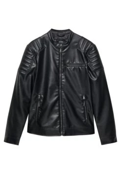 PULL & BEAR Basic-BikerGiacca In SimilpelleBlack Uomo Giacche PUC22T0SM-Q11 -PULL - BEAR Negozio baef5e4ae3f0456682f0ccf6856ed5c4