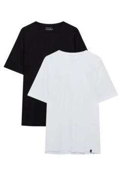 PULL & BEAR 2 PackT-Shirt BasicBlack / White Uomo T-shirt E Polo PUC22O1L3-Q12 -PULL - BEAR Negozio bb600ed1b3c147258e40ca7a0e706651