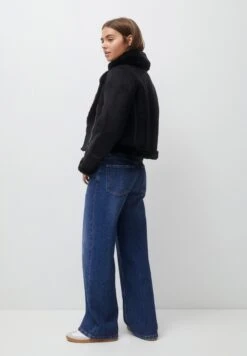 PULL & BEAR Doubl Faced- Giacca In Similpelle - Mottled Black -PULL - BEAR Negozio bbb02a76c9ee40cc8385fd3355dc1a39