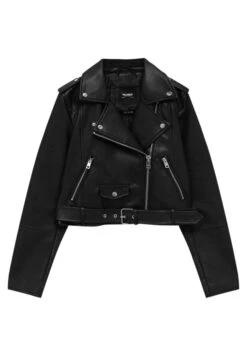 PULL & BEAR With Side ZipGiacca In SimilpelleBlack Donna Giacche E Blazer PUC21G0F0-Q11 -PULL - BEAR Negozio bd47b14ab8ed49edb2bb7633f7441ea7