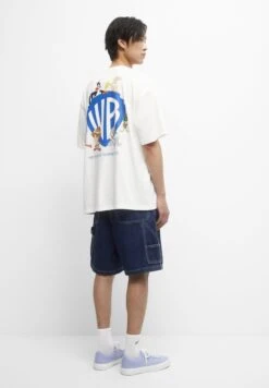 PULL & BEAR 100 Years Of Warner BrosT-Shirt Con StampaWhite Uomo T-shirt E Polo PUC22O1O5-A11 -PULL - BEAR Negozio bda73a4c70cc43b3b2882fbf299f7be4