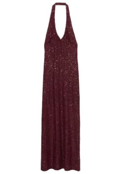 PULL & BEAR SEQUINNED HALTER - Abiti Per Occasioni Speciali - Dark Red -PULL - BEAR Negozio bfbba93c847048cab3df22477b08e710