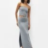 PULL & BEAR Basic-Midi - Gonna A Tubino - Blue-Grey