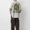 PULL & BEAR Bob Marley European T-Shirt Con StampaGreen Uomo T-shirt E Polo PUC22O1PF-M11