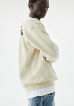 PULL & BEAR Brooklyn Varsity- Felpa - Mottled Beige -PULL - BEAR Negozio c3f998a1b7884eaba226bb813ab69c51