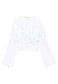PULL & BEAR With An Elasticated Waist - Camicetta - White -PULL - BEAR Negozio c59bace07ab34833908578ea579a6bfb