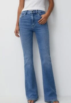 PULL & BEAR High-WaistJeans A ZampaBlue Denim Donna Jeans PUC21N0LO-K12