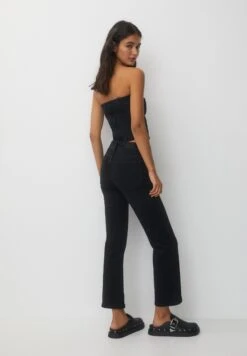 PULL & BEAR High-Waist - Jeans A Zampa - Black -PULL - BEAR Negozio c6912689b3494180acb662a84c7c2a79