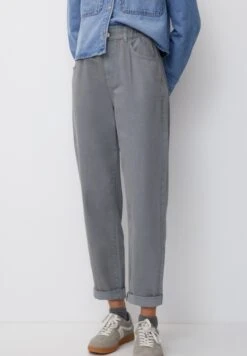 PULL & BEAR PaperbagJeans A SigarettaGrey Donna Jeans PUC21N0MN-C11