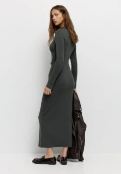 PULL & BEAR Vestito Lungo - Dark Grey -PULL - BEAR Negozio c7a85d74c5d04fc0a426c9087ed514a7
