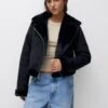 PULL & BEAR Double FacedBlazerBlack Donna Giacche E Blazer PUC21G0I9-Q11 -PULL - BEAR Negozio c8853c82d22a4f748151948cb4b60ece