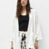 PULL & BEAR Crepe Kimono Giacca LeggeraBeige Donna Giacche E Blazer PUC21G0I5-B11 -PULL - BEAR Negozio c979e14a4d6b435ab6b4d8835d568841