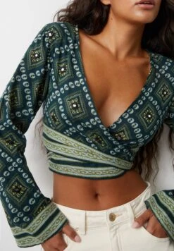 PULL & BEAR Printed KimonoGiacca LeggeraGreen Donna Giacche E Blazer PUC21E11L-M11 -PULL - BEAR Negozio ca15c1c44e5f412a9e993c220b549f2d