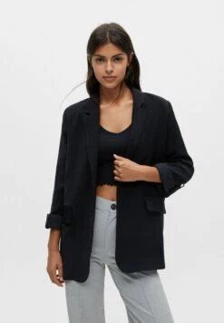 PULL & BEAR Basic Rolled-Up Sleeve BlazerBlazerBlack Donna Giacche E Blazer PUC21G091-Q11