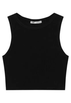 PULL & BEAR TankTopBlack Donna T-shirt E Top PUC21D29M-Q11 -PULL - BEAR Negozio cb33ee6c1ec6463889c57c0b347572e8