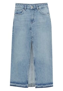 PULL & BEAR Long - Gonna Lunga - Dark Blue -PULL - BEAR Negozio cbaec25062624600b62e5f7e23621652