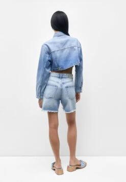 PULL & BEAR CroppedGiacca Di JeansStone Blue Denim Donna Giacche E Blazer PUC21G0HN-K11 -PULL - BEAR Negozio ceca6ca3c0ce4c9a970500ad14c55d4d