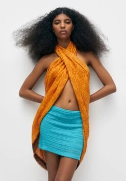 PULL & BEAR Printed SarongAccessorio Da SpiaggiaMulti Coloured Donna Moda Mare PUC81H00G-H11