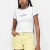 PULL & BEAR Embroidered Star T-Shirt Con StampaWhite Donna T-shirt E Top PUC21D2ET-A11